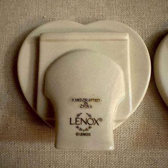 Lenox Wedding Promises small heart frames. Set of 2 NWOT - Picture 4 of 7